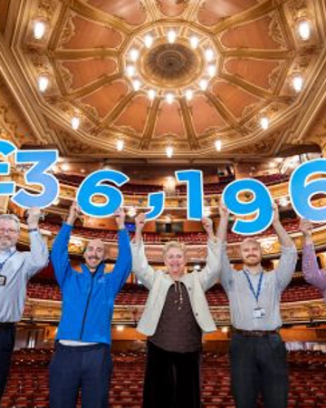 The Prince & Princess of Wales Hospice gives the King’s Theatre  a standing ovation