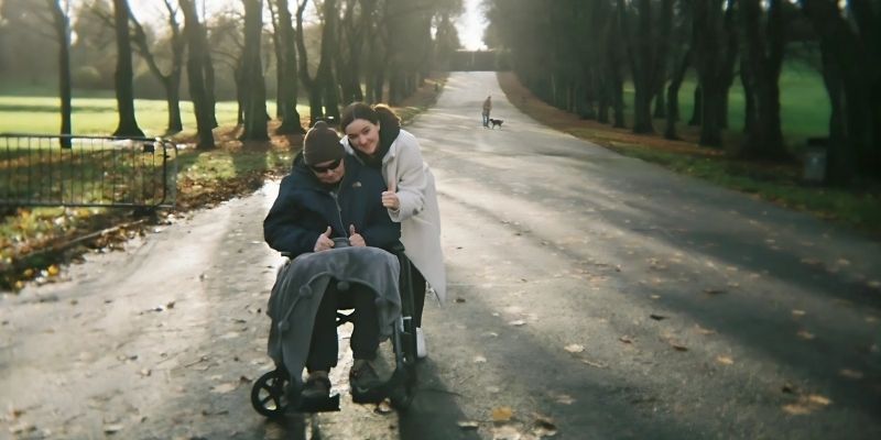 Kirsty and Robert at hospice