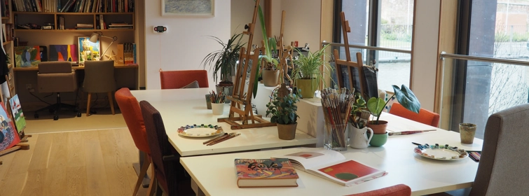 <p>The art room</p>