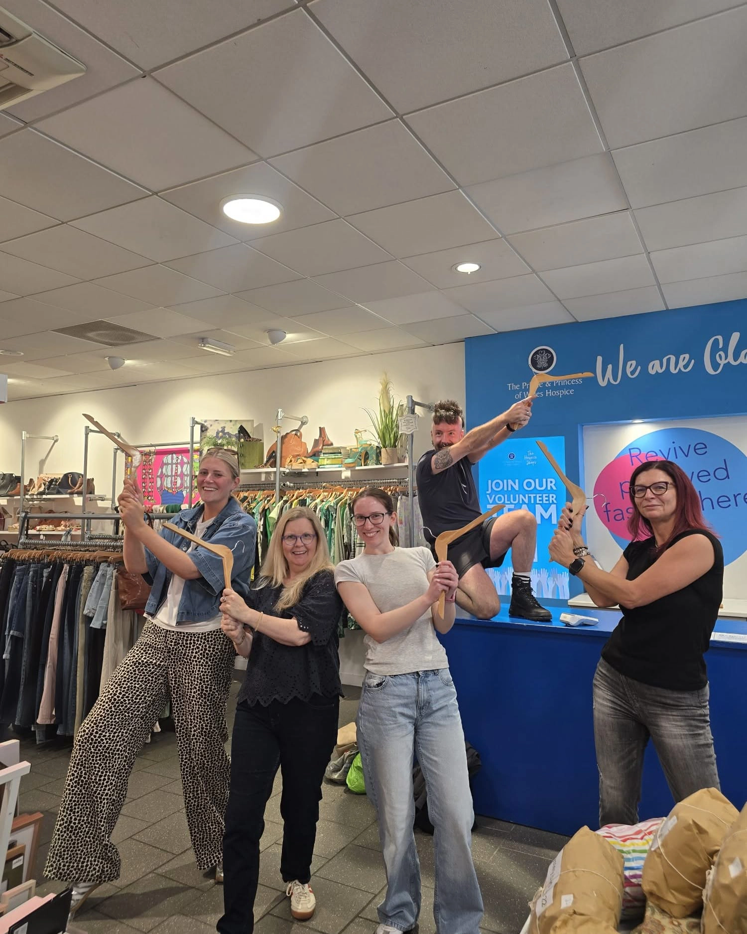 Volunteer in our shops