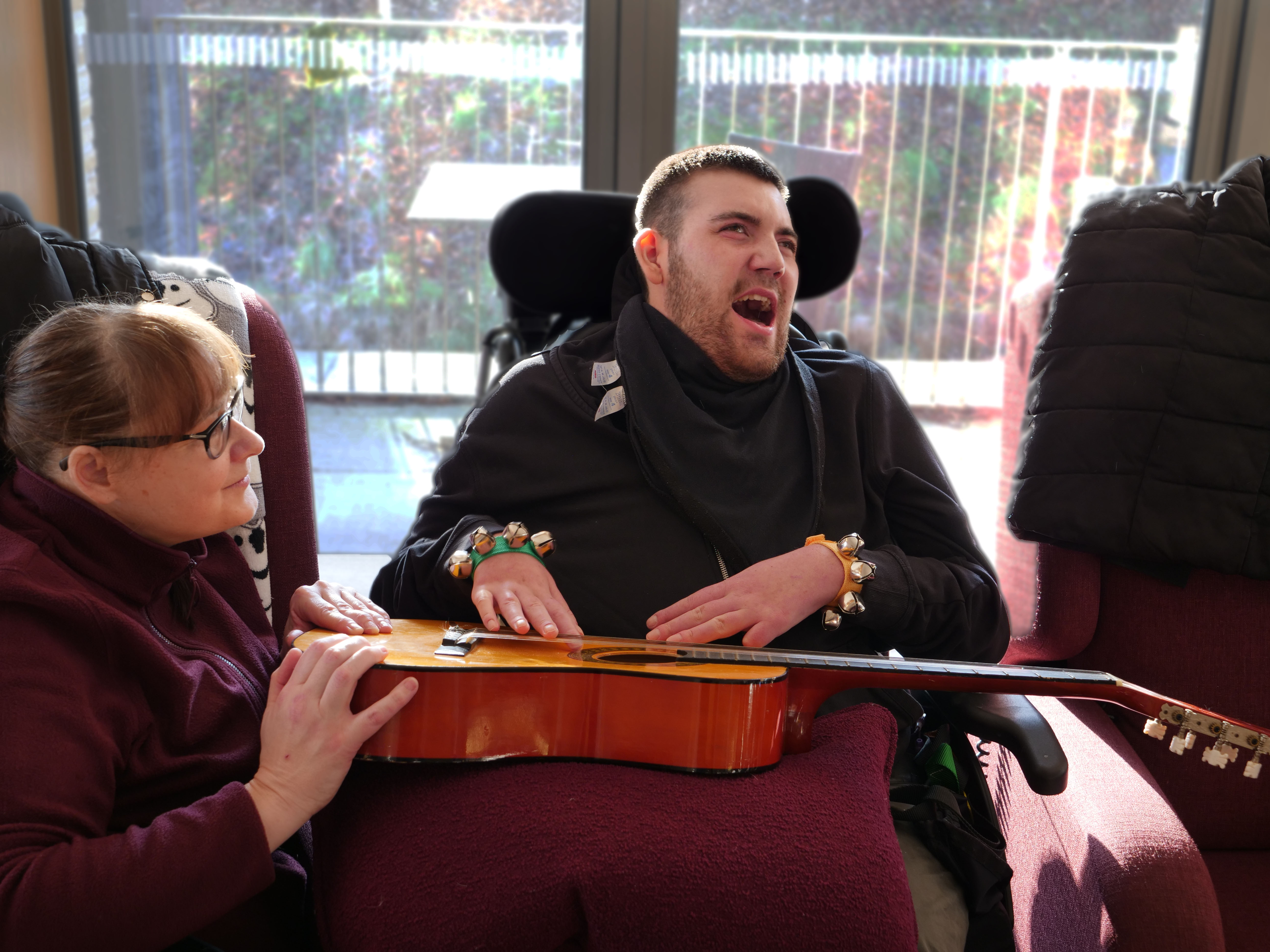 Music therapy session