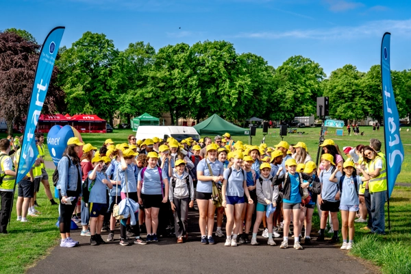Go Yellow supporters fundraising for The Prince & Princess of Wales Hospice